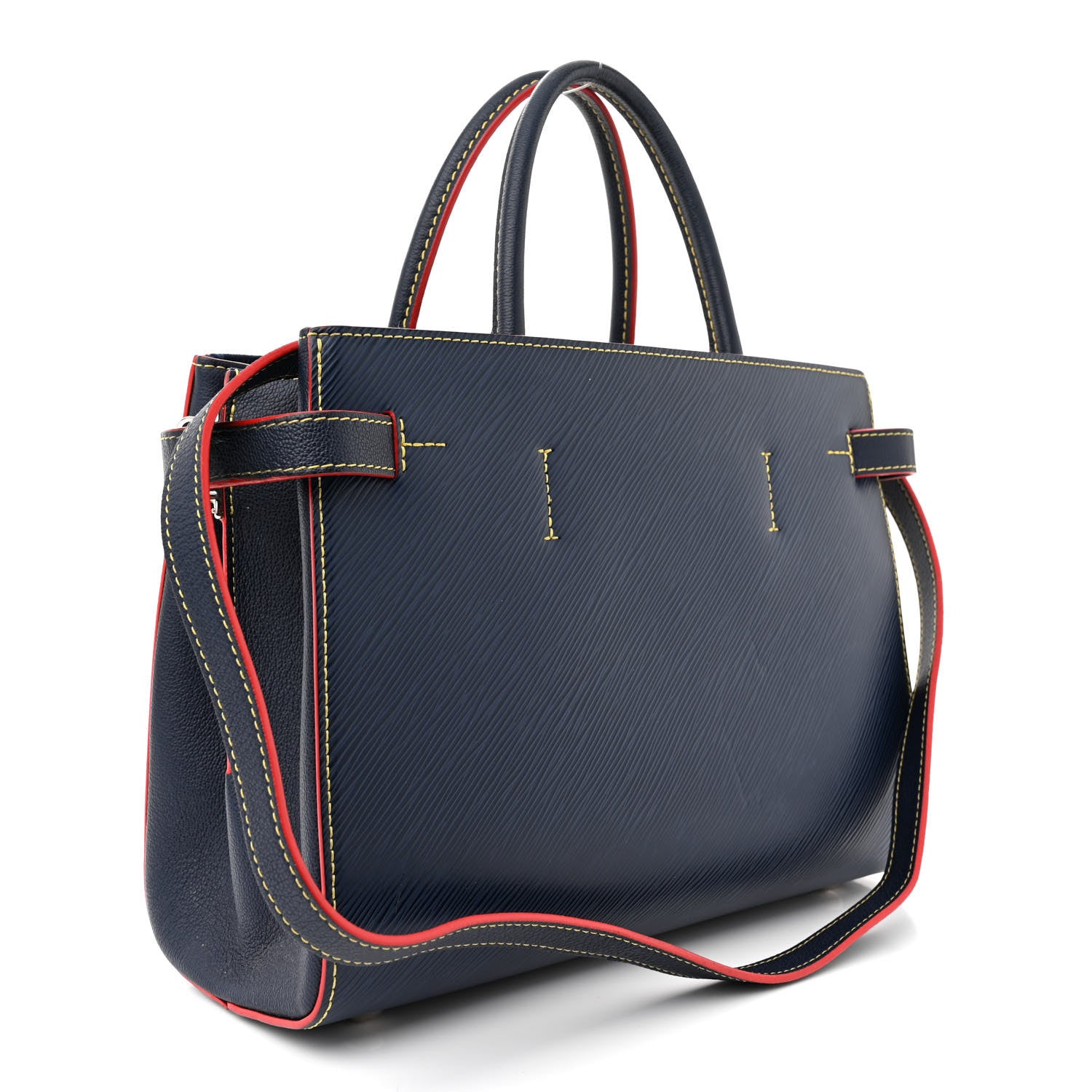 Louis Vuitton Epi Twist Tote Indigo 2 of 13