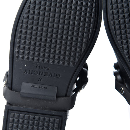 Givenchy PVC Chain Strap Rain Boots 37 Black 8 of 8