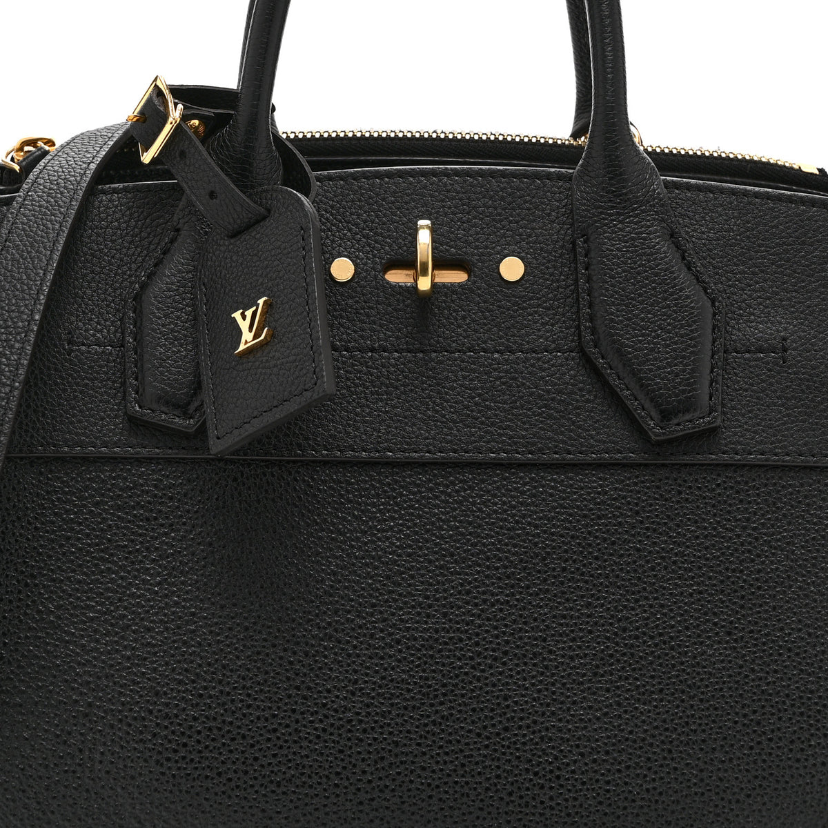 Louis Vuitton Taurillon City Steamer PM Black 8 of 11
