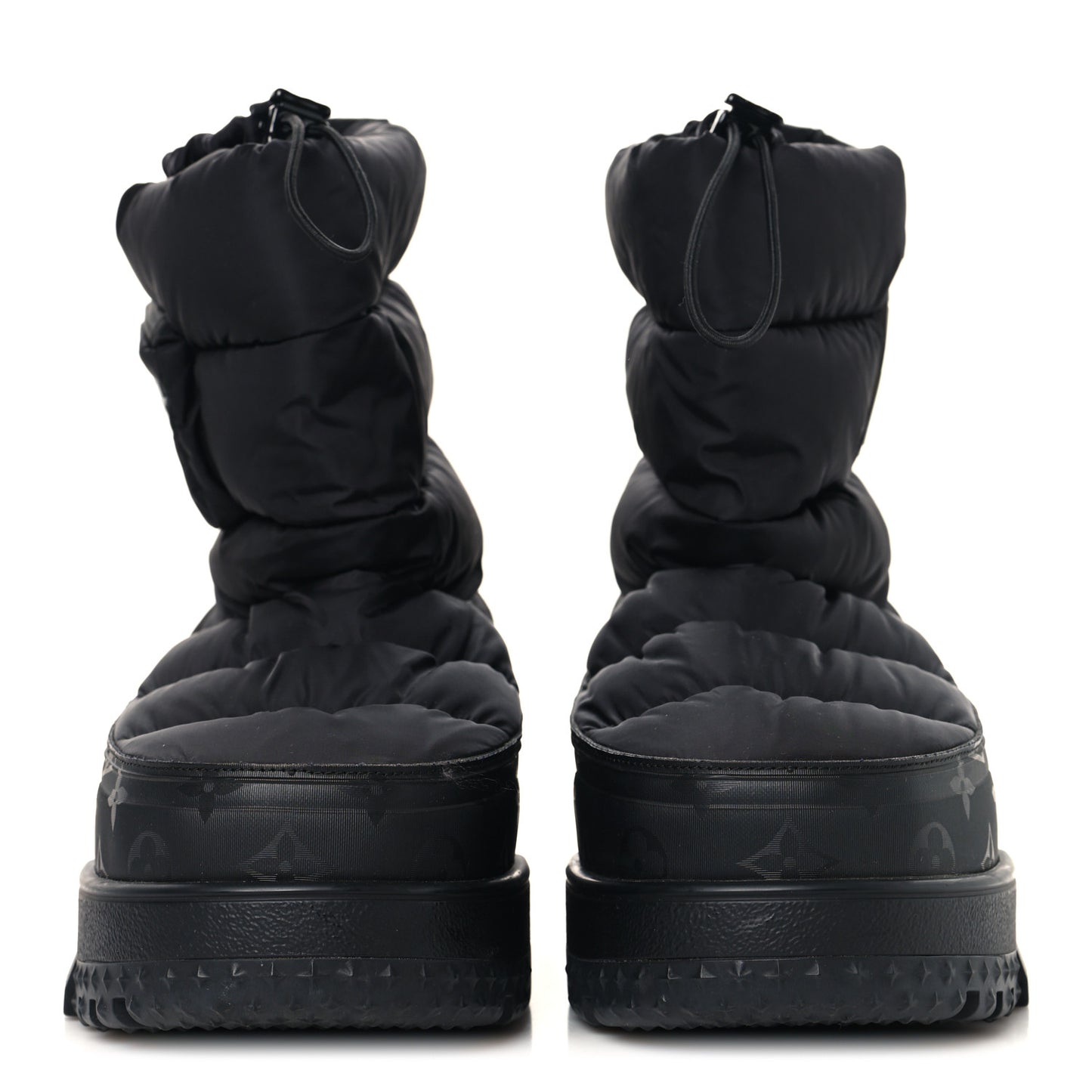 Nylon Monogram LV Alpine Mens Boot 9 Black