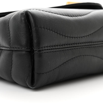 Louis Vuitton Calfskin LV New Wave Chain Bag Black 9 of 10