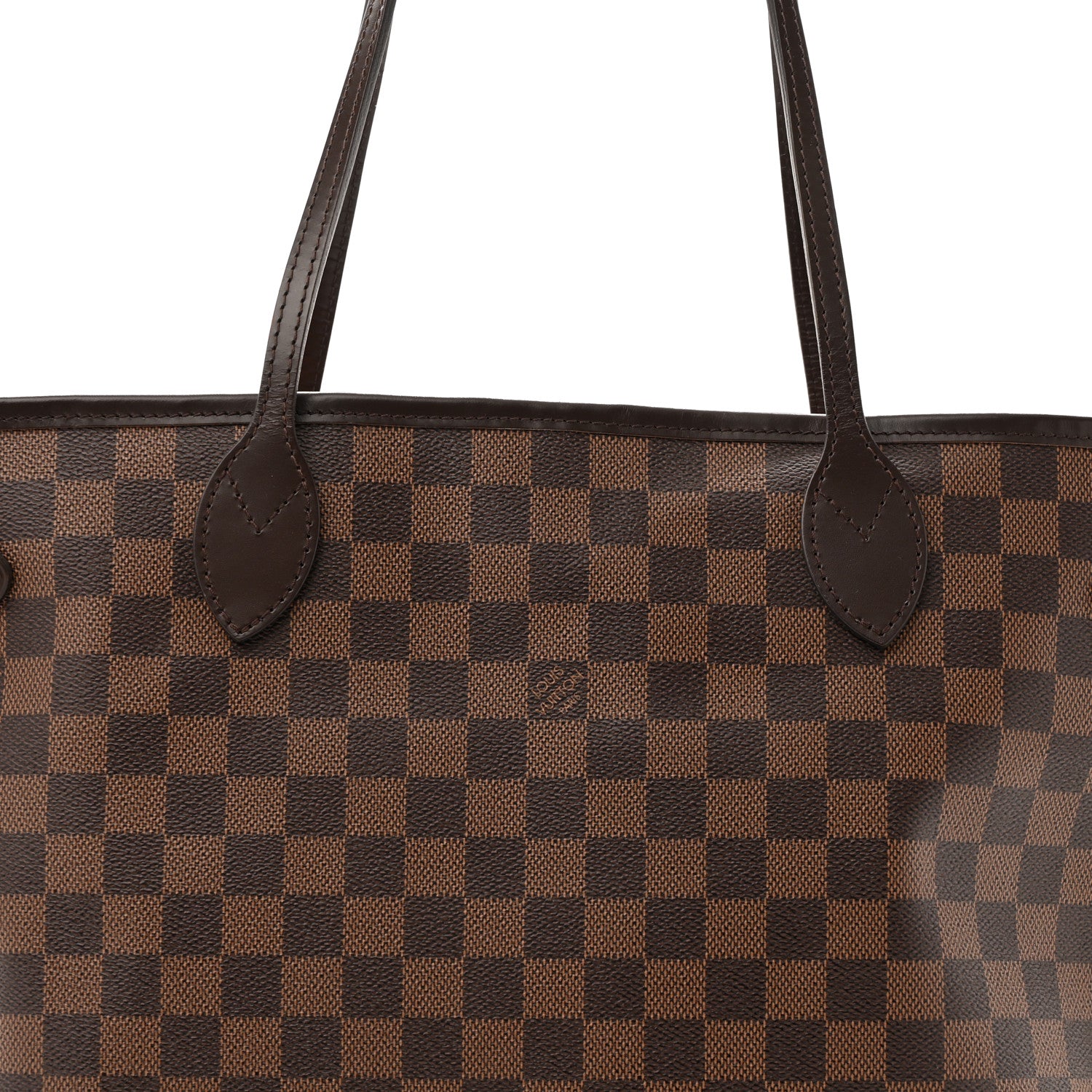 Louis Vuitton Damier Ebene Neo Neverfull MM Rose Ballerine 8 of 13