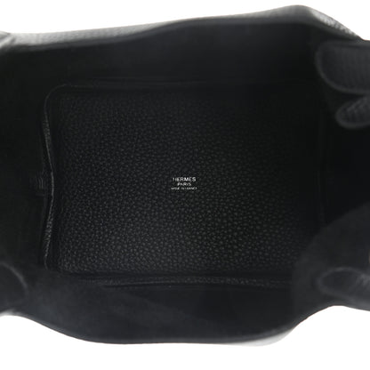 Hermes Taurillon Clemence Monochrome Picotin Lock 18 PM Black 5 of 11