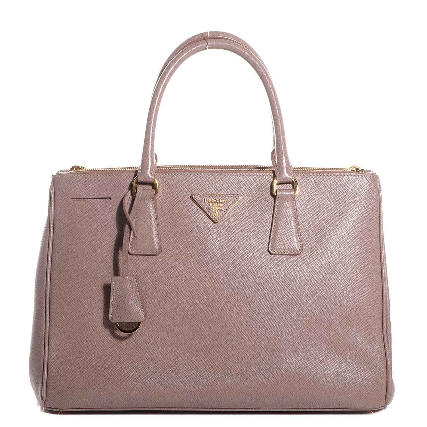 Prada Saffiano Lux Medium Double Zip Tote Cammeo 1 of 12