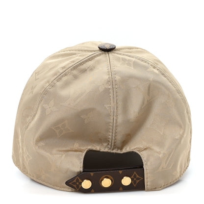 Louis Vuitton Polyester Silk Monogram LV Get Ready Cap L Beige 5 of 10