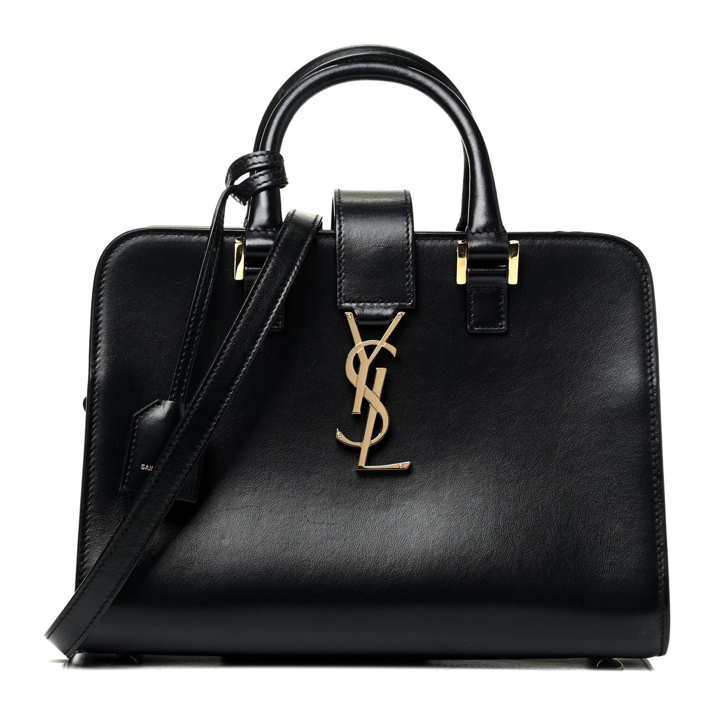 Calfskin Baby Monogram Cabas Black