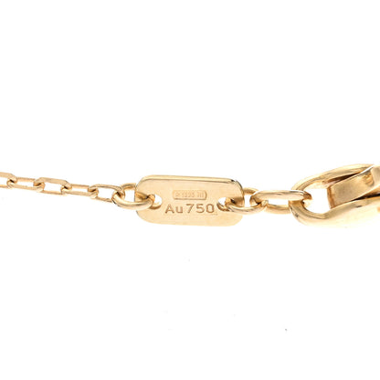 Gucci 18K Yellow Gold Running G Pendant Necklace 4 of 6