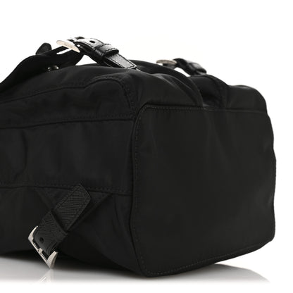 Prada Tessuto Nylon Saffiano Small Backpack Black 8 of 9