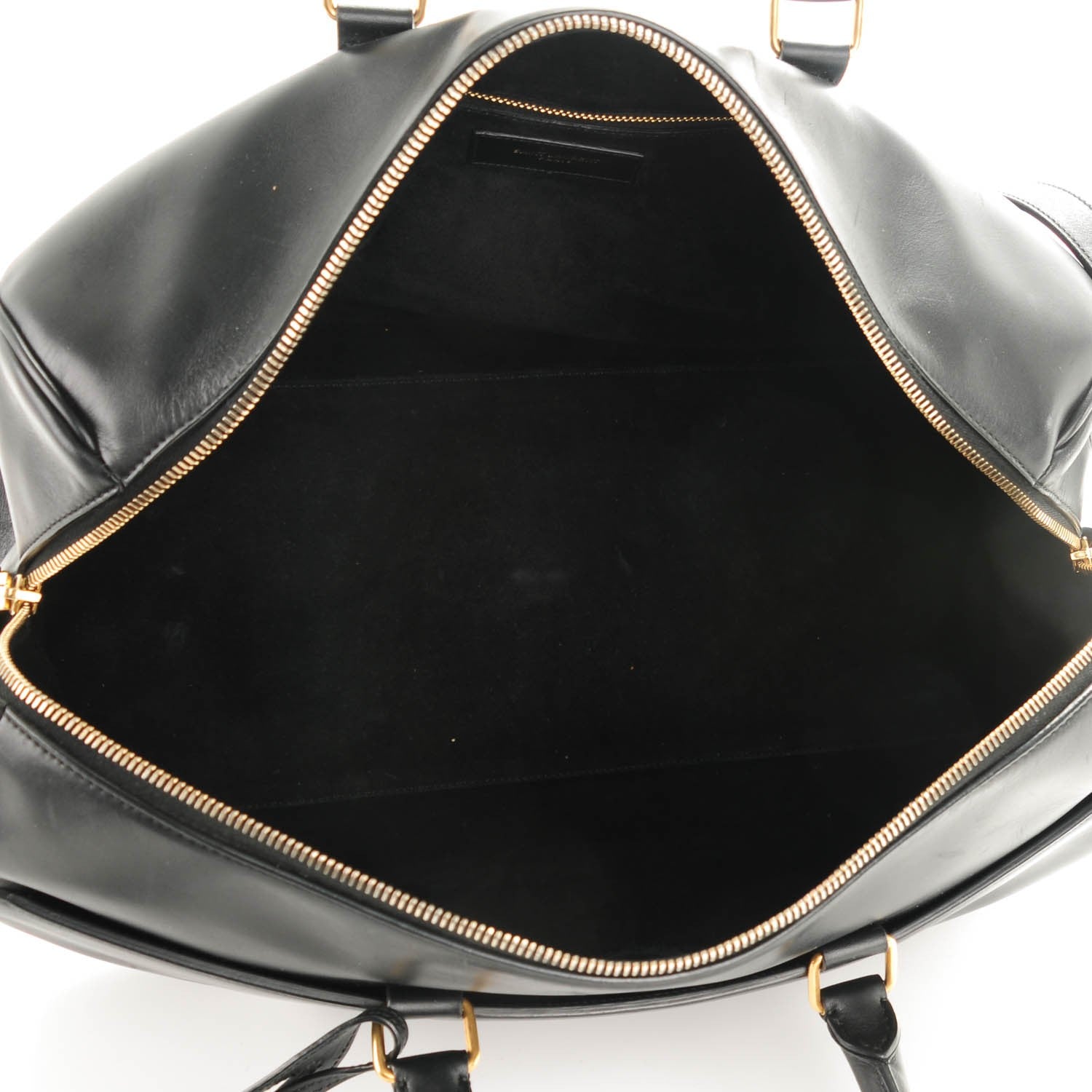 Saint Laurent Calfskin Classic Duffle 12 Black 5 of 10