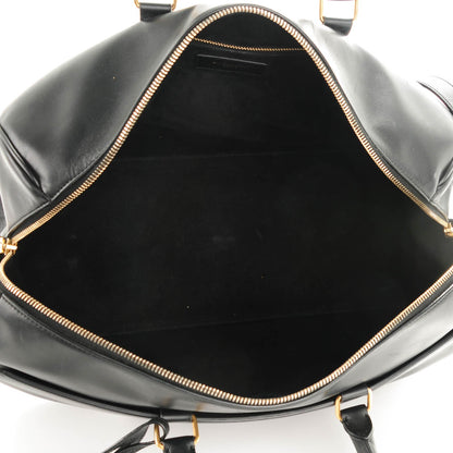 Saint Laurent Calfskin Classic Duffle 12 Black 5 of 10