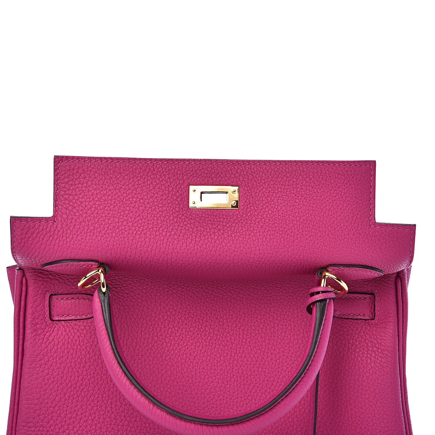 Hermes Togo Kelly Retourne 25 Rose Pourpre 17 of 30