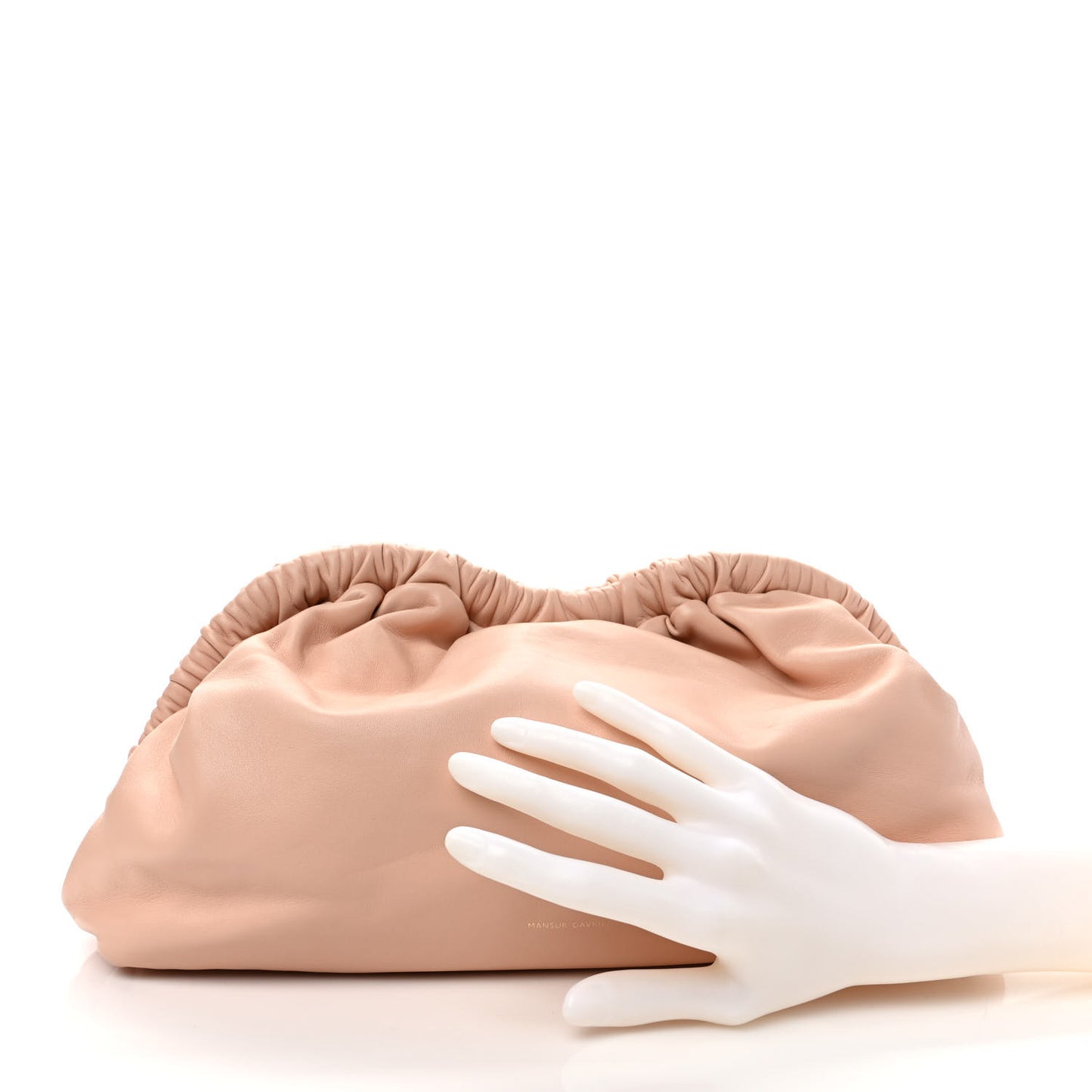 Lambskin Cloud Clutch Puff