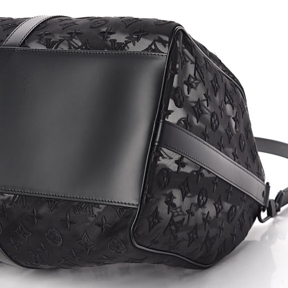 Louis Vuitton Monogram See Through Keepall Bandouliere 50 Black 11 of 11
