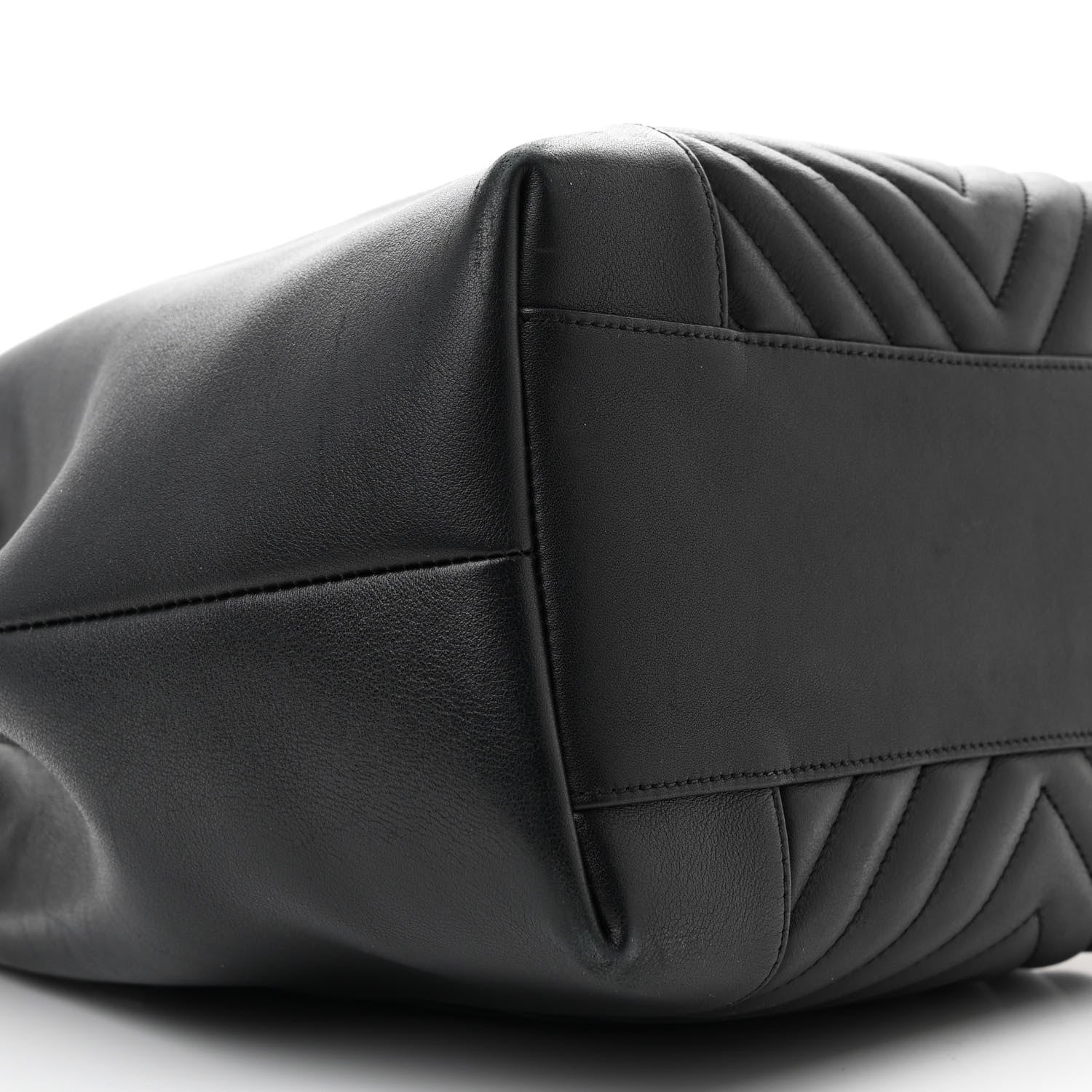 Chanel Calfskin Quilted Large Daily Shopping Bag Black 9 of 13