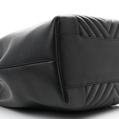 Chanel Calfskin Quilted Large Daily Shopping Bag Black 9 of 13