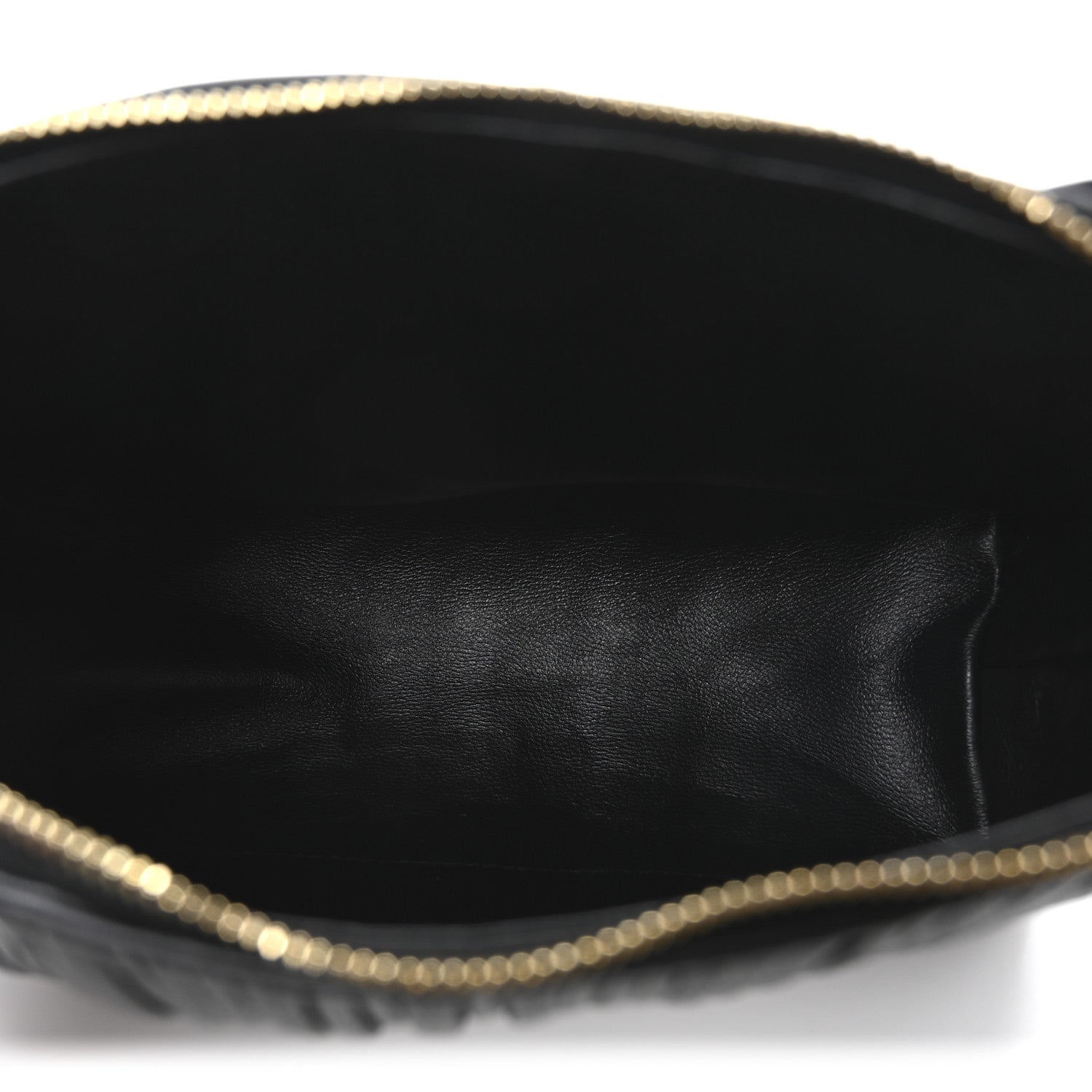 Mansur Gavriel Lambskin Pleated Shoulder Bag Black 5 of 9