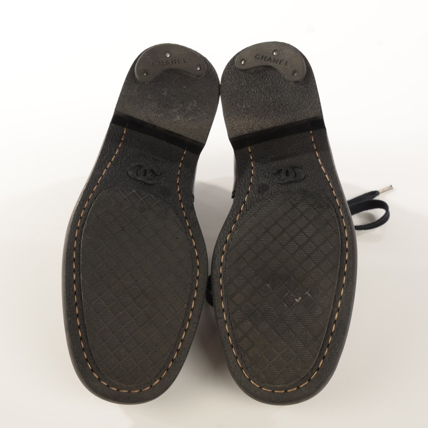 Calfskin Short Boots 37 Black
