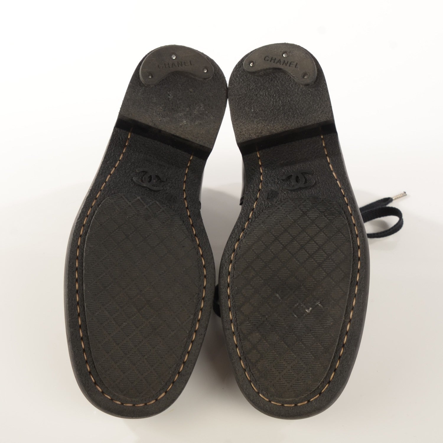 Chanel Calfskin Short Boots 37 Black 5 of 8