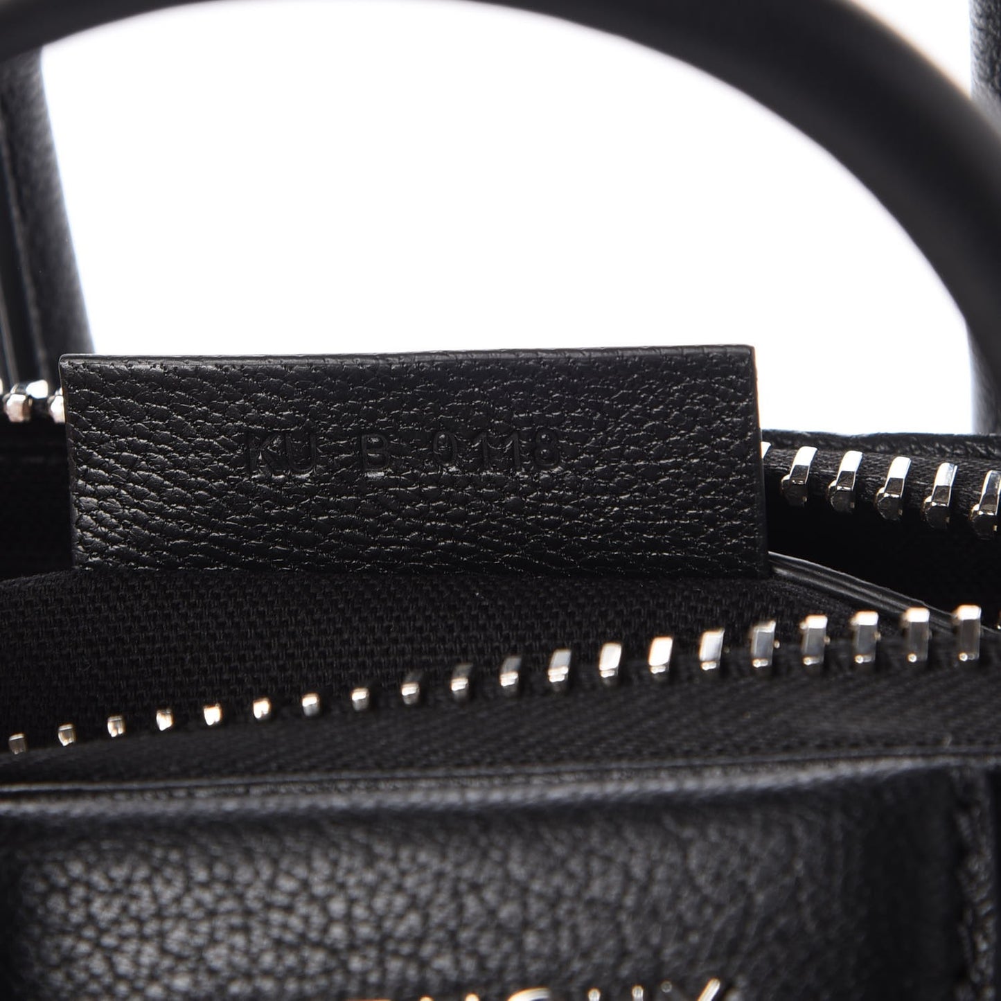 Sugar Goatskin Mini Antigona Black