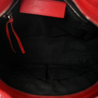 Balenciaga Vibrato Calfskin Classic Silver Hardware S City Rouge Cerise 6 of 15