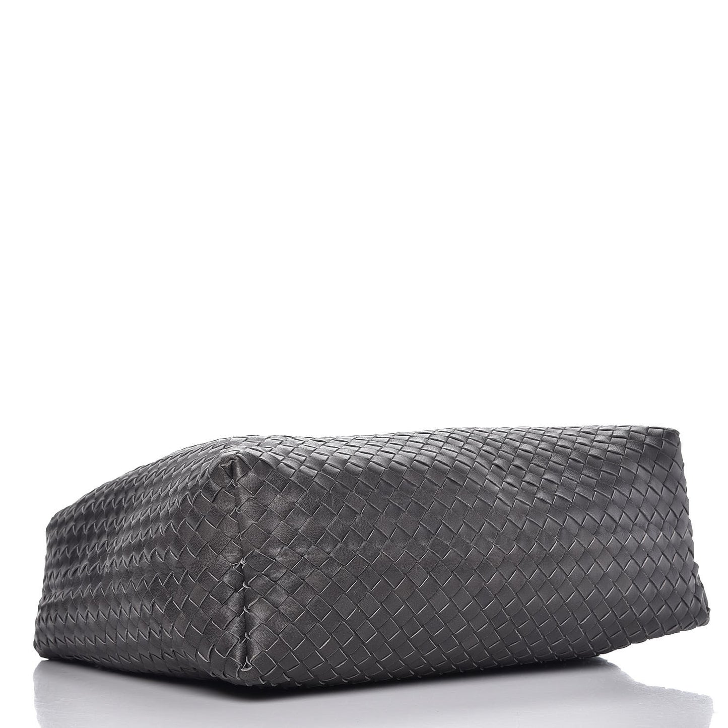 Nappa Intrecciato Pyramid Hobo Ferro Gray
