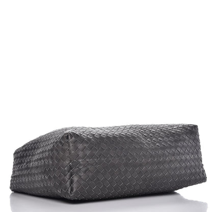Bottega Veneta Nappa Intrecciato Pyramid Hobo Ferro Gray 4 of 11
