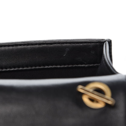 Chanel Lambskin Quilted Boy Brick Studded Flap Black 9 of 10