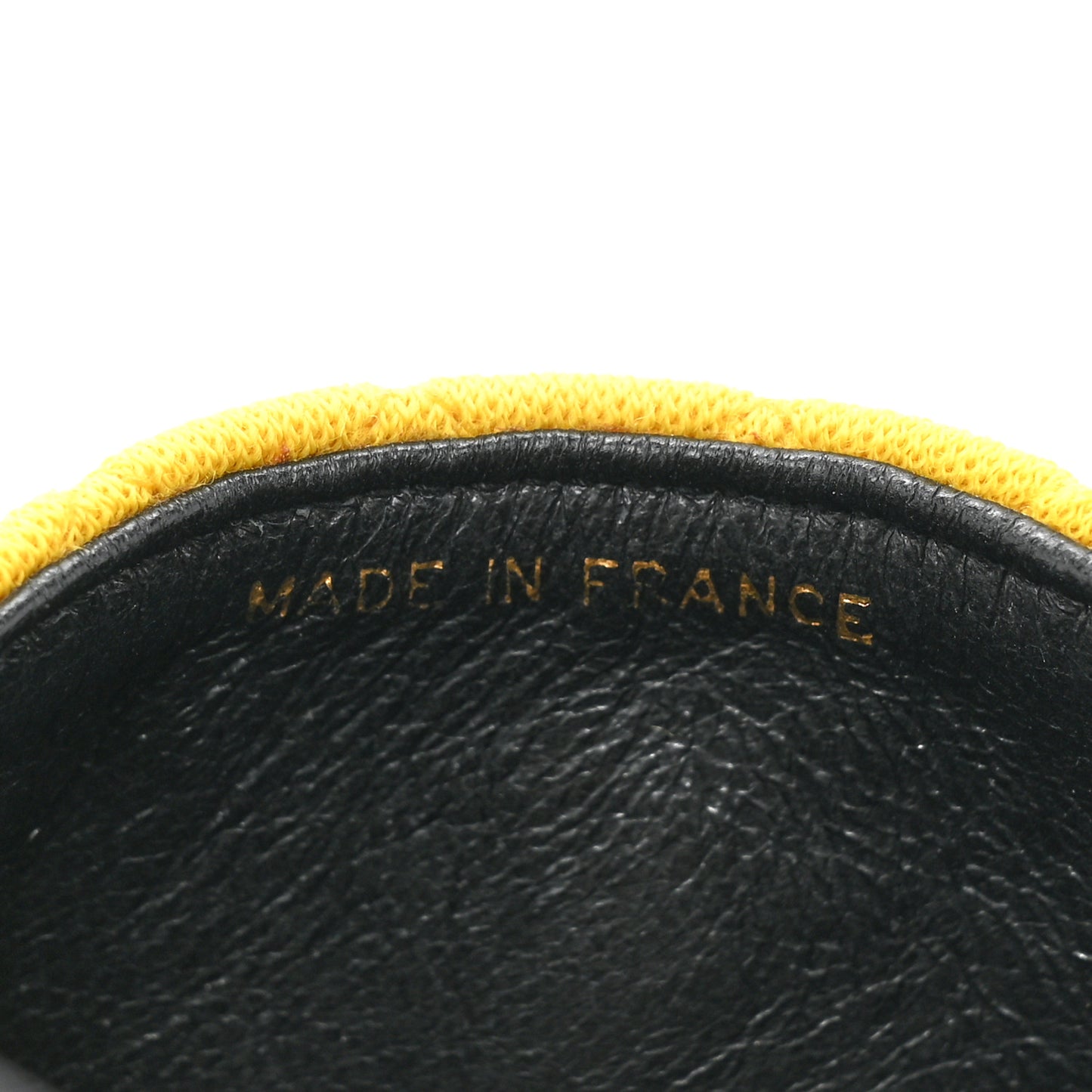 Jersey Quilted Micro Flap Yellow