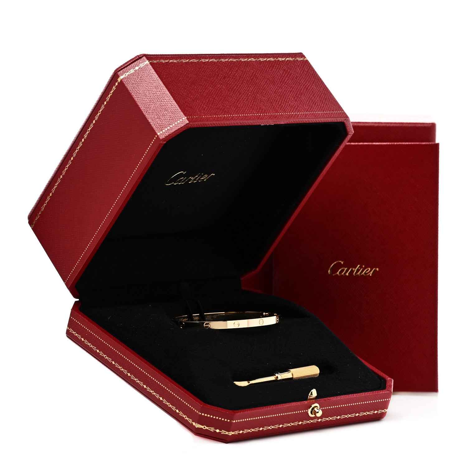 Cartier 18K Yellow Gold Small LOVE Bracelet 16 4 of 4