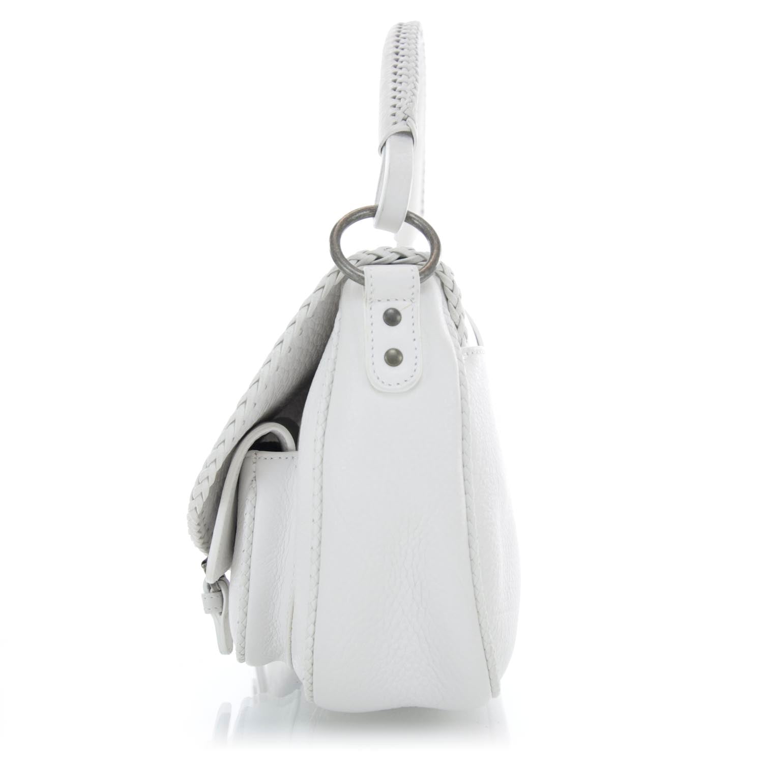 Christian Dior Leather Whipstitch Gaucho White 4 of 9