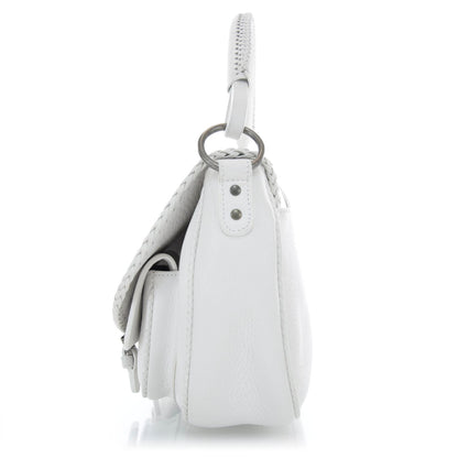 Christian Dior Leather Whipstitch Gaucho White 4 of 9