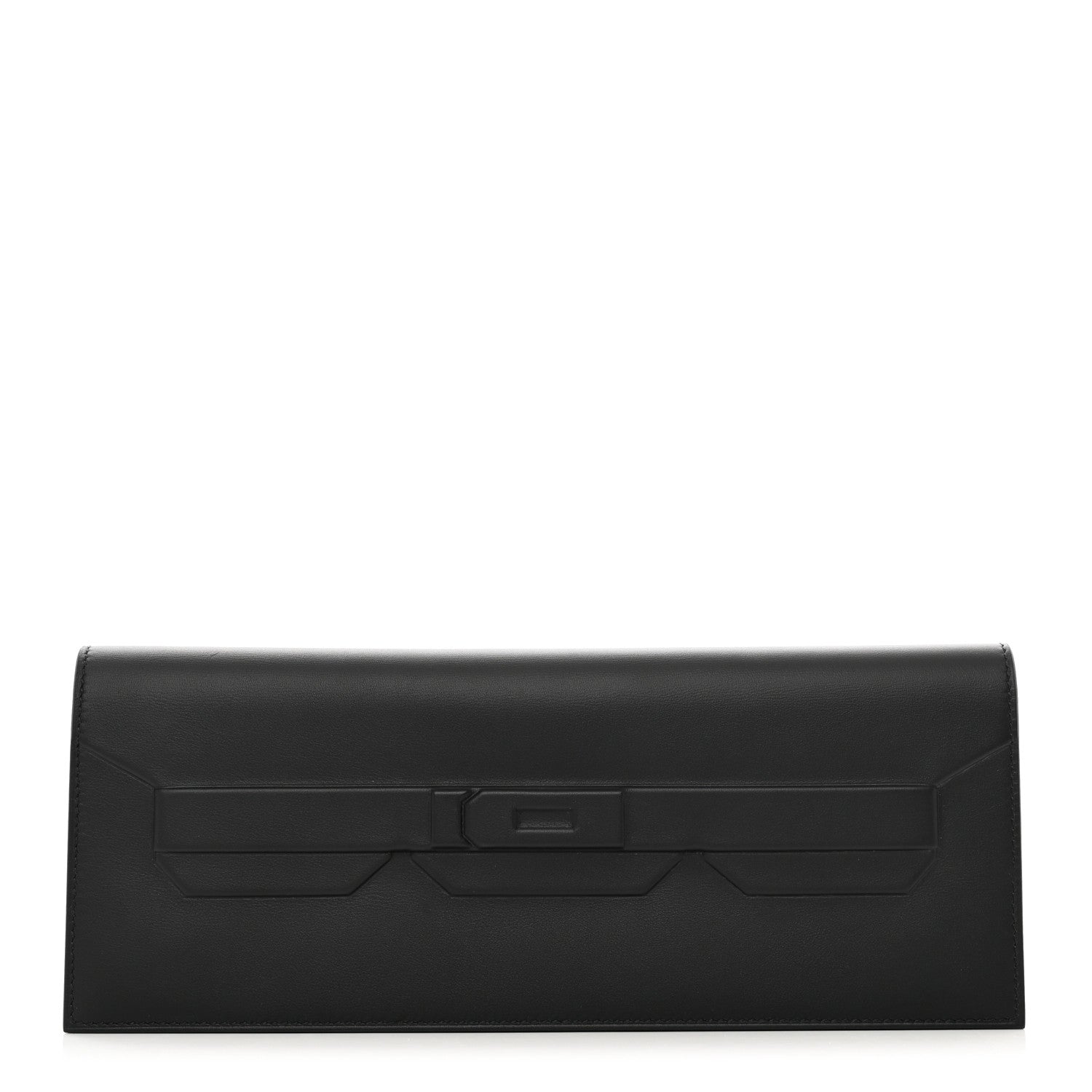 Hermes Swift Shadow Clutch 29 Black 1 of 10