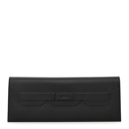 Hermes Swift Shadow Clutch 29 Black 1 of 10