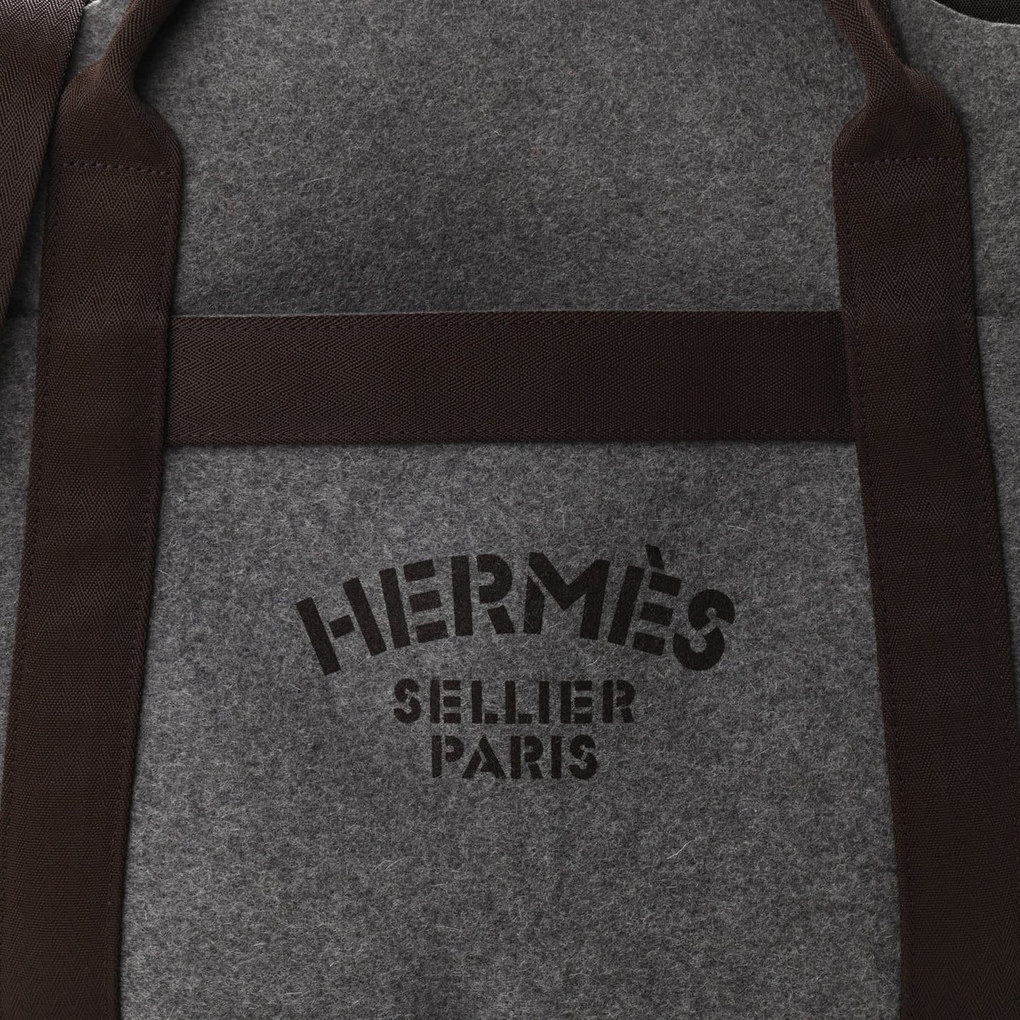 Felt Sac De Pansage Groom Bag Acier