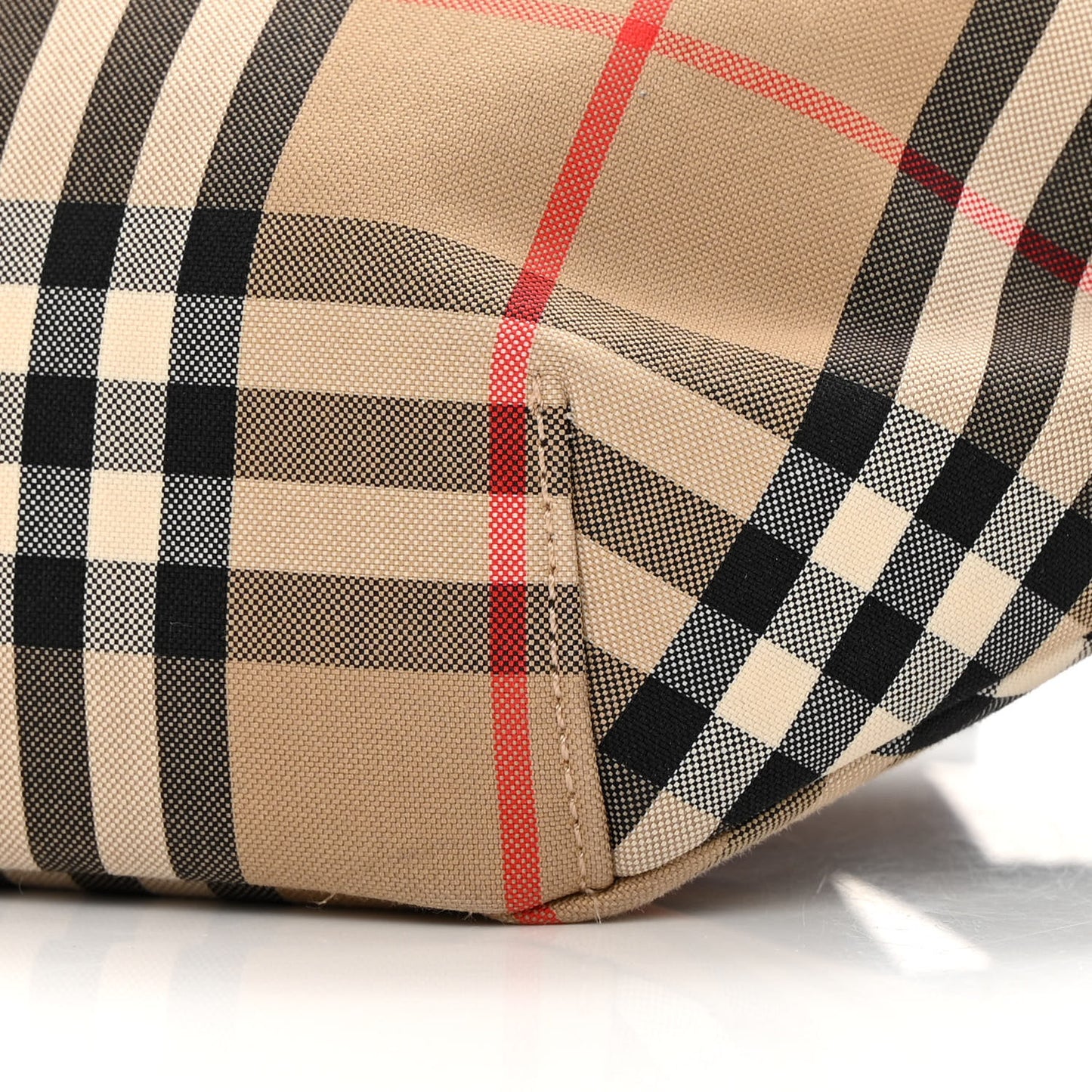 Nylon Vintage Check Medium Sonny Bum Bag Archive Beige Black