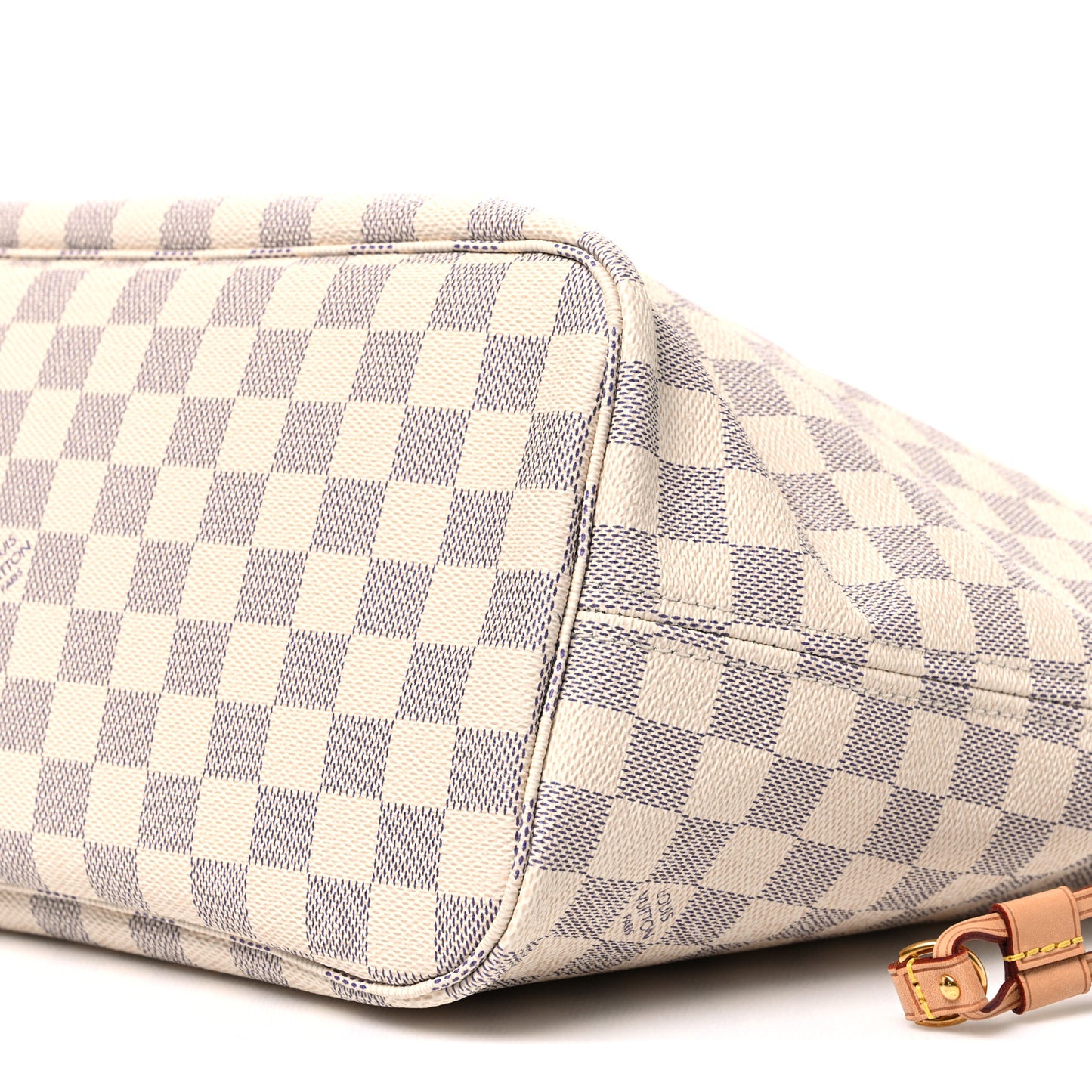 Damier Azur Neo Neverfull MM Rose Ballerine
