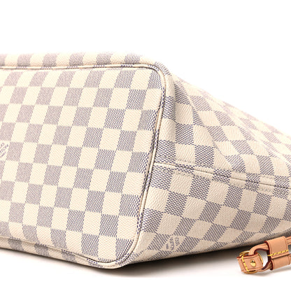 Louis Vuitton Damier Azur Neo Neverfull MM Rose Ballerine 11 of 11