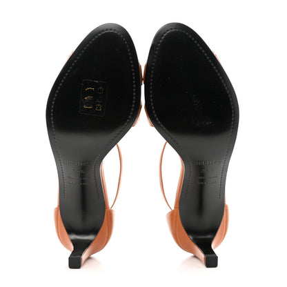 Hermes Calfskin Premiere 70 Sandals 36.5 Gold 5 of 10