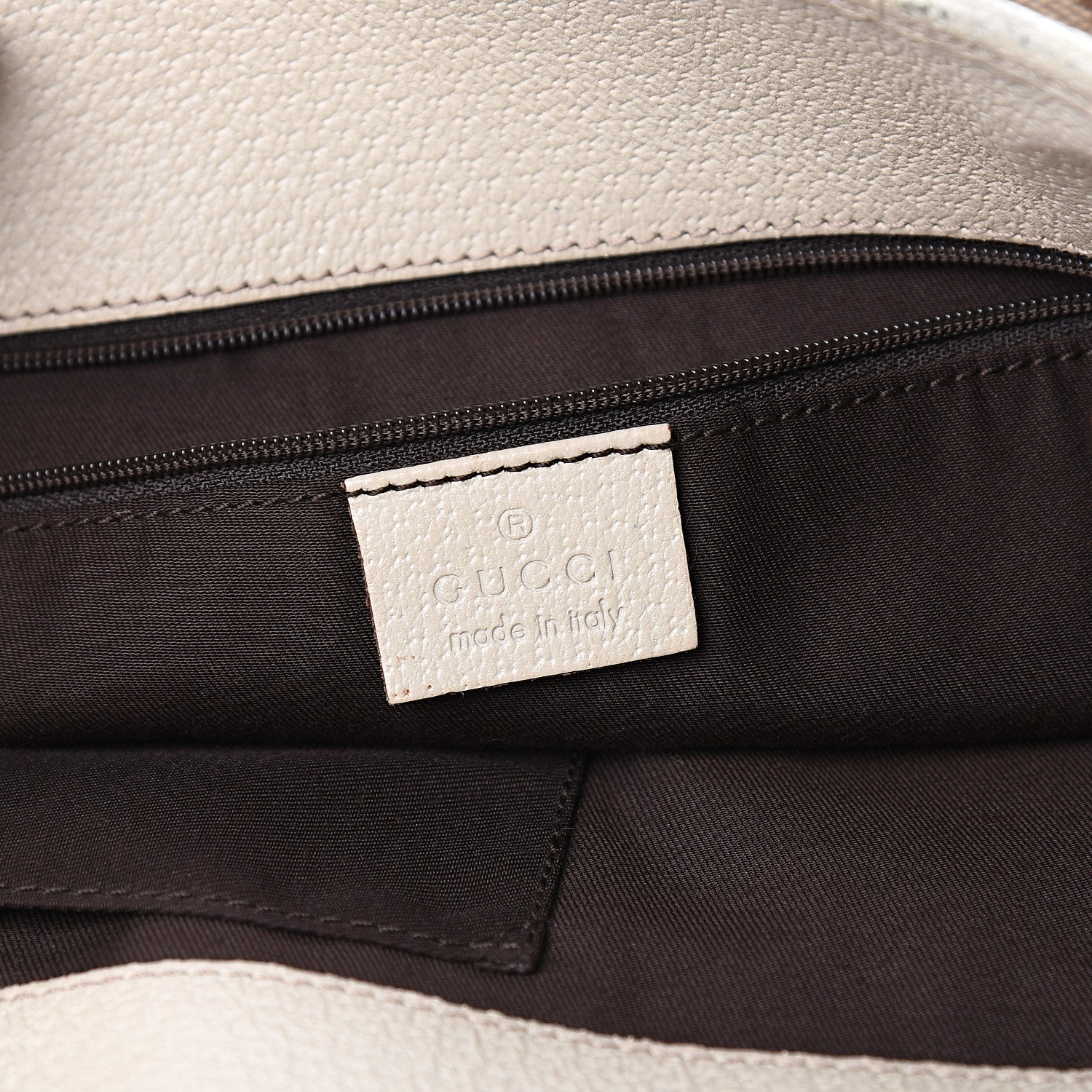Gucci Monogram Large Eclipse Tote Beige White 5 of 11