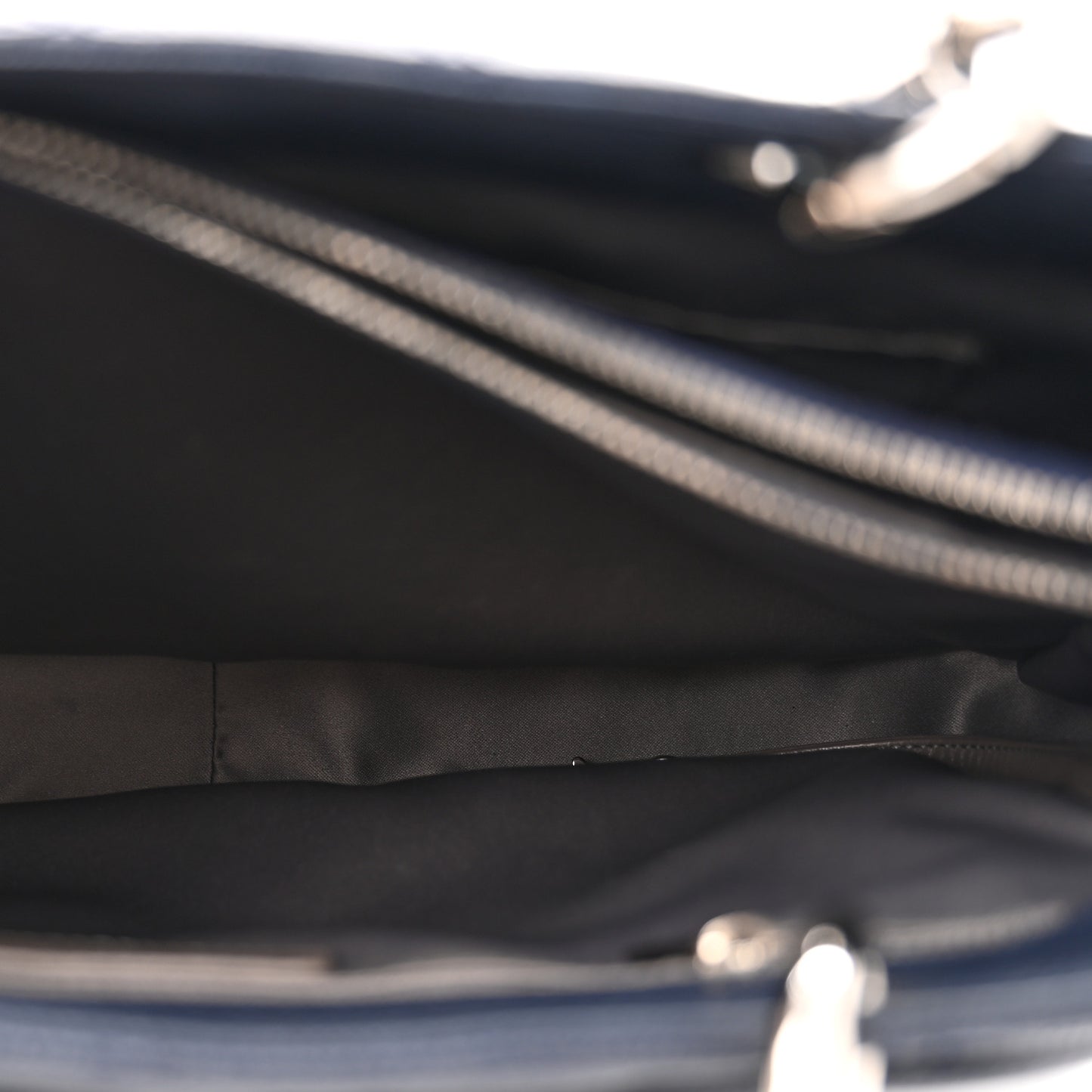 Caviar Quilted Grand Shopping Tote GST Navy Blue