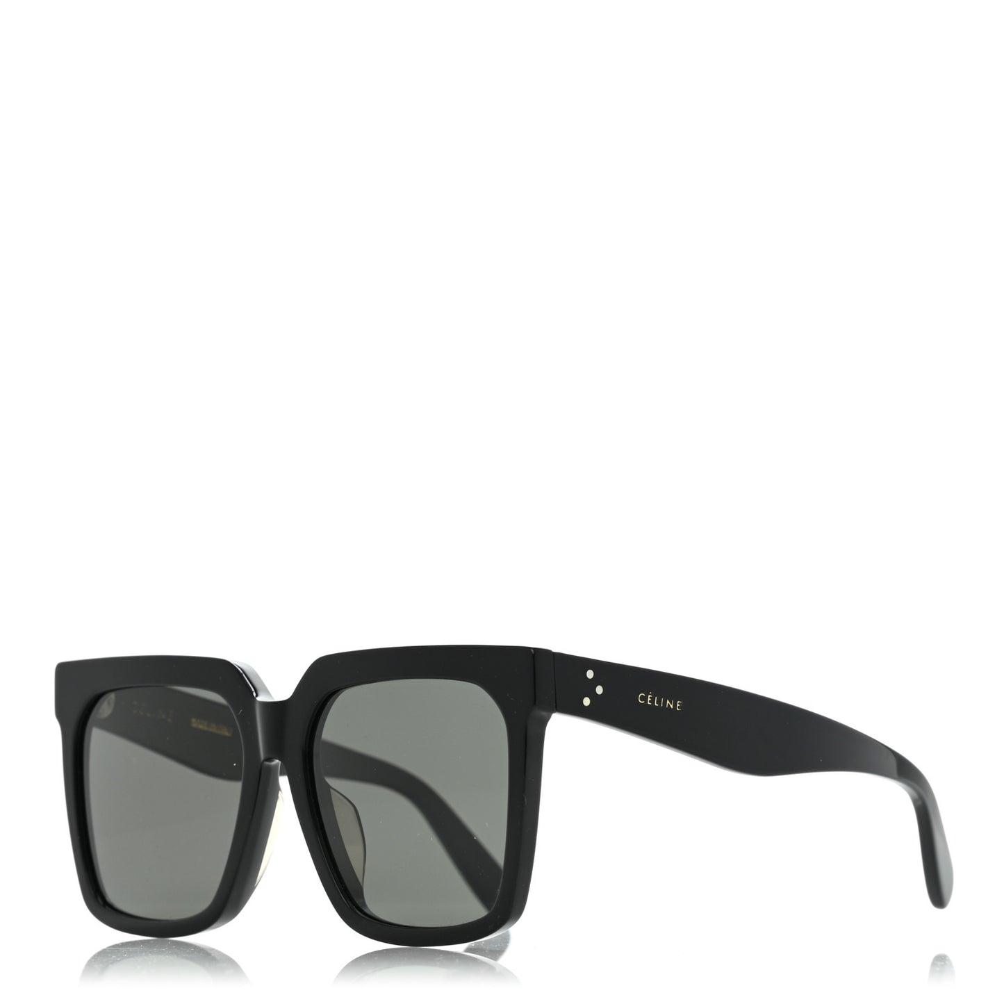 Acetate Polarized Oversized Sunglasses CL4055FN Black