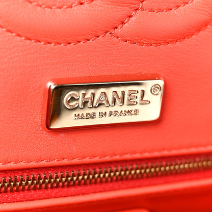 Chanel Snakeskin Medium Double Flap Red 6 of 12