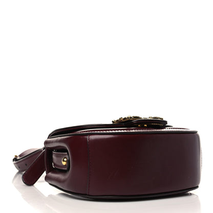 Dolce & Gabbana Smooth Calfskin Mini DG Amore Shoulder Bag Bordeaux 3 of 6