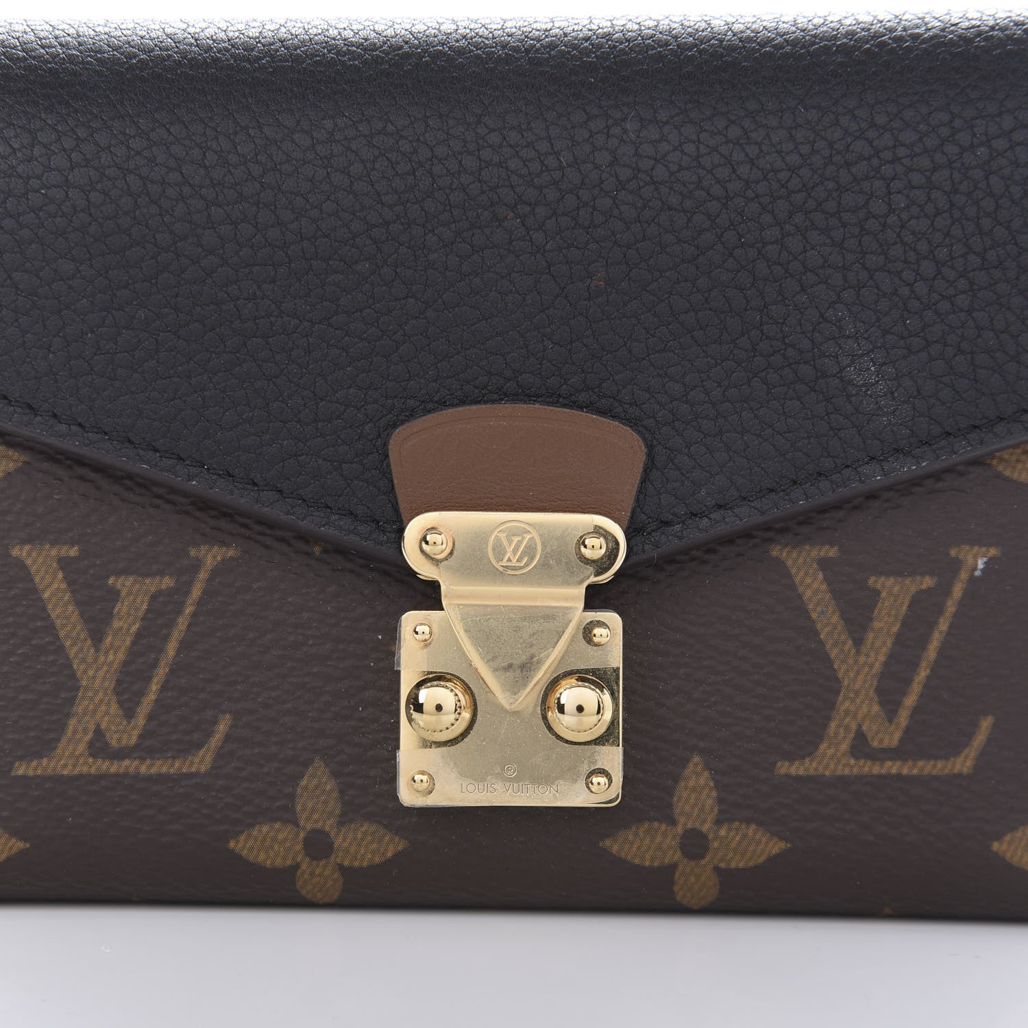 Louis Vuitton Monogram Pallas Compact Wallet NM Black 8 of 8