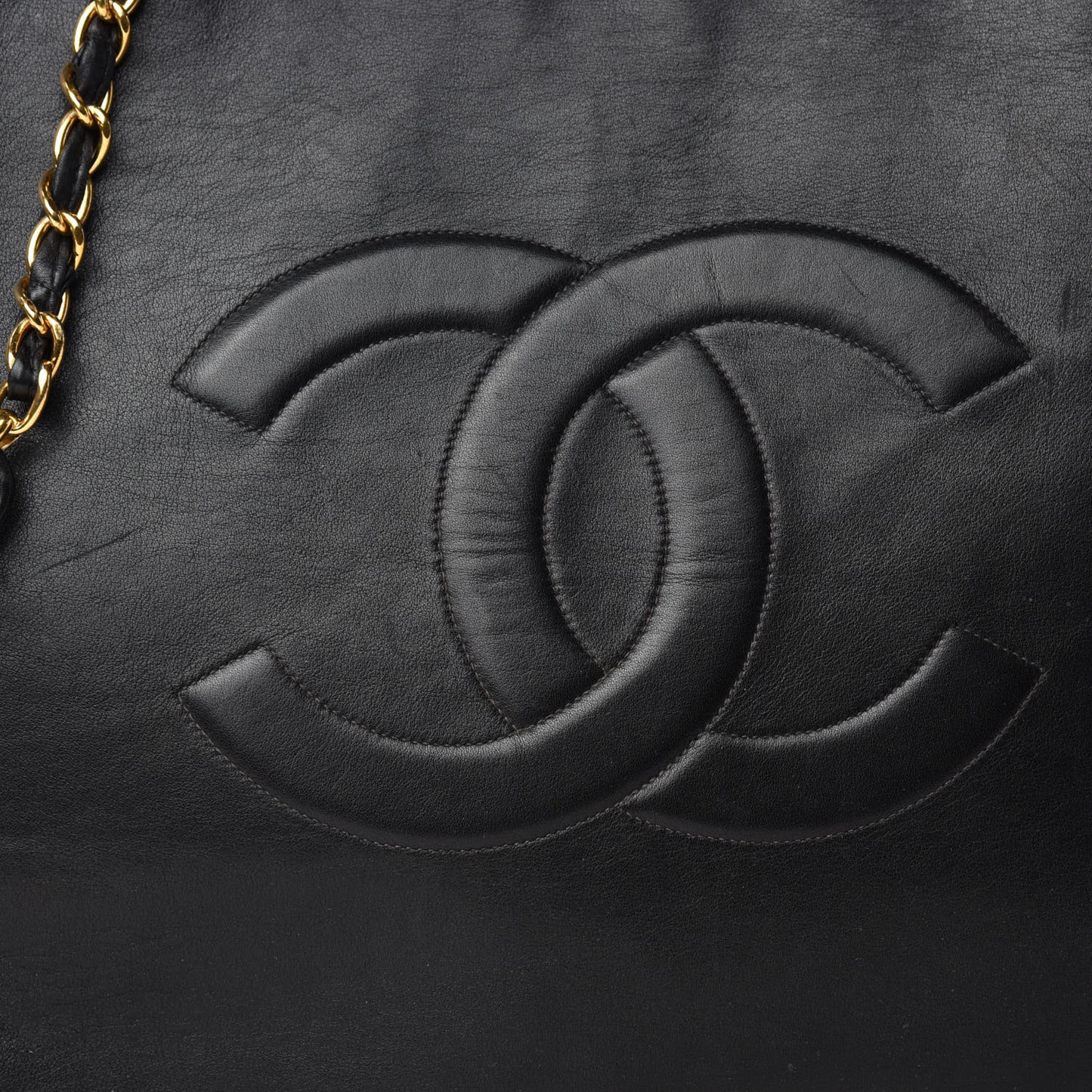 Lambskin CC Tote Black