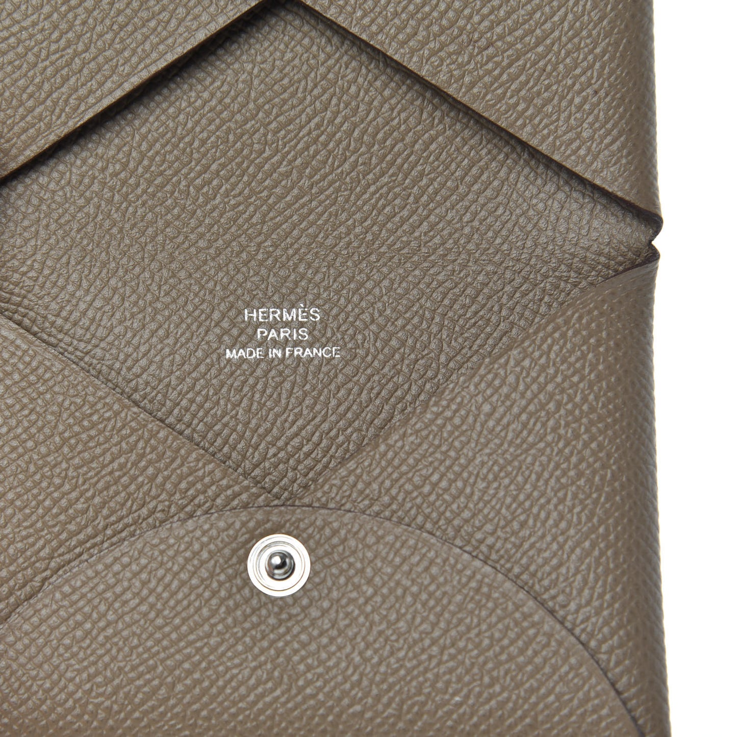 Epsom Calvi Card Case Etoupe