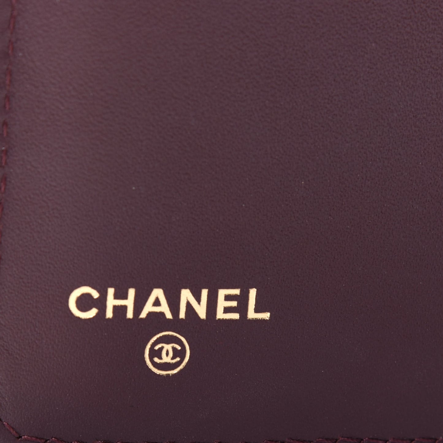 Caviar Quilted Yen Wallet Black