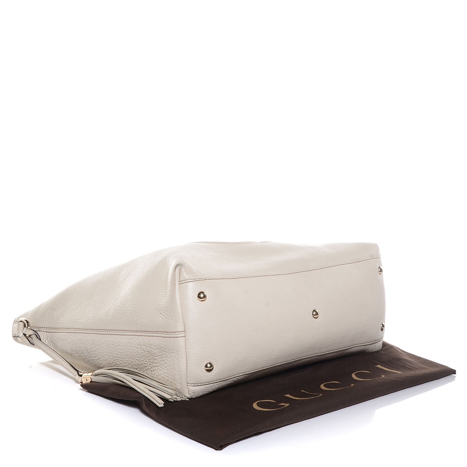 Gucci Cellarius Calfskin Large Soho Working Tote Off White 4 of 7