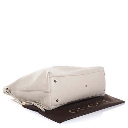 Gucci Cellarius Calfskin Large Soho Working Tote Off White 4 of 7