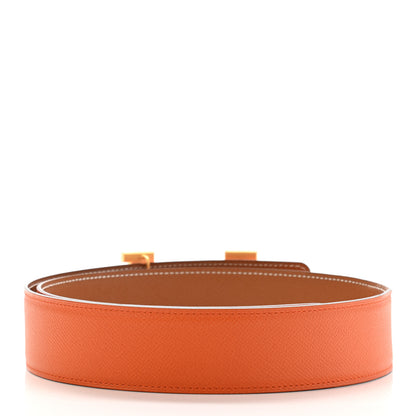 Hermes Epsom 42mm Constance 2 H Belt 85 Gold Orange 2 of 9
